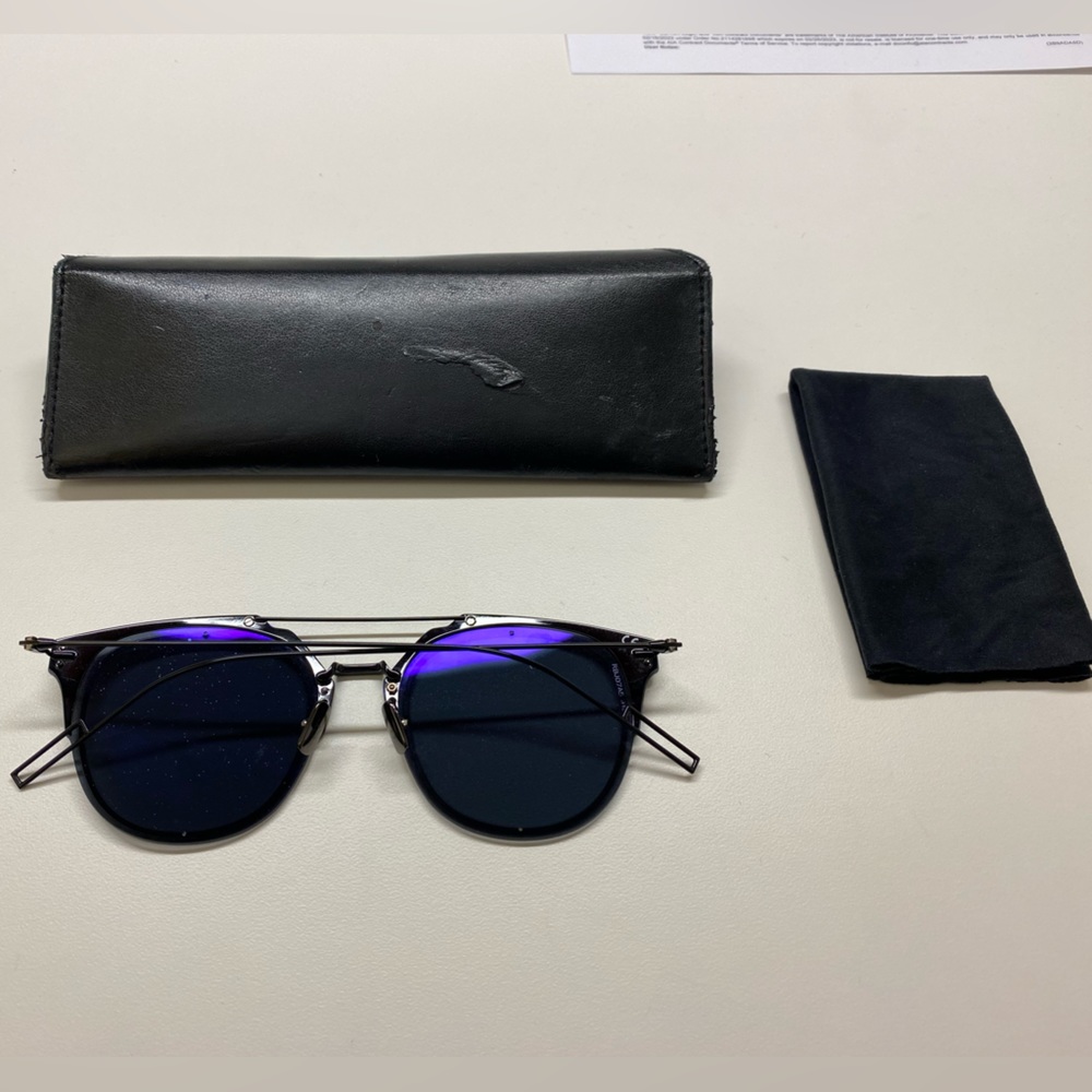 Dior sunglasses, minimum wear on the case but the sunglasses are very well cared